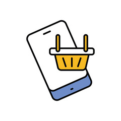 Ecommerce Icon vector stock illustration