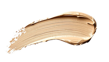 Beige Foundation Swatch On Transparent Background