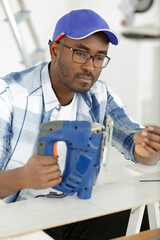 professional technician in repair service