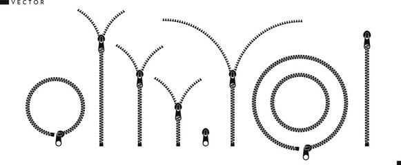 Zipper silhouette 