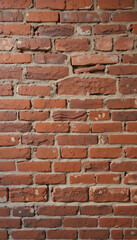 Obraz premium Old red brick wall texture with vintage tone