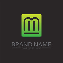Colorful Gradient Letter M Logo Design for Trendy, Youthful, and Creative Digital Projects