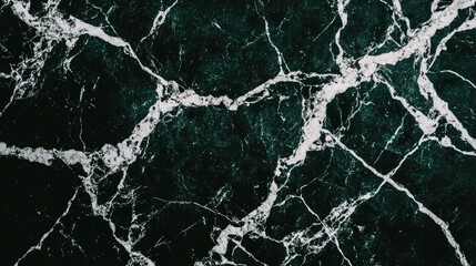 Dark green and white marble stone texture with intricate patterns.