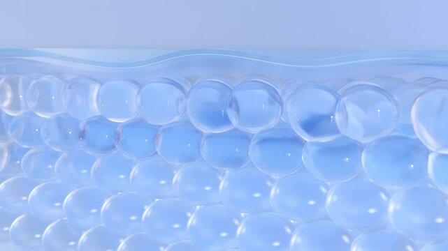 Serum oil drops for sagging skin cells, skin repair, moisturizer, collagen serum, and advertising background. Activate cells to penetrate the skin, cosmetic essential ultimate essence ball molecules.