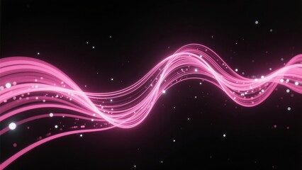 Obraz premium Technology inspired dynamic abstract poster background