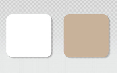 An orange index card with soft, rounded corners provides a clean, customizable template for notes, messages, or modern design elements.