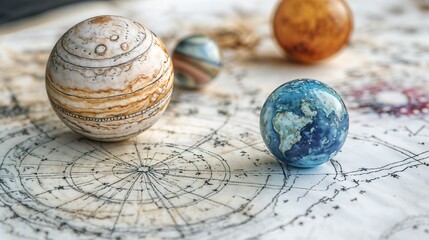 Birth Chart Analysis , Elegant celestial background with subtle stars and centered natal chart, muted blue and silver tones, Instagram ads for astrologers, meditation app visuals, astrology course  