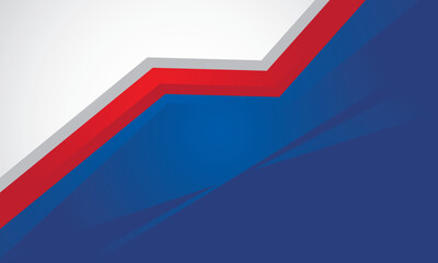 Modern blue red white abstract background template design