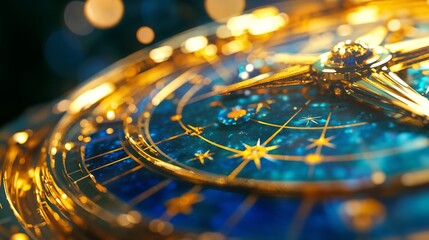 Birth Chart Analysis , Elegant celestial background with subtle stars and centered natal chart, muted blue and silver tones, Instagram ads for astrologers, meditation app visuals, astrology course