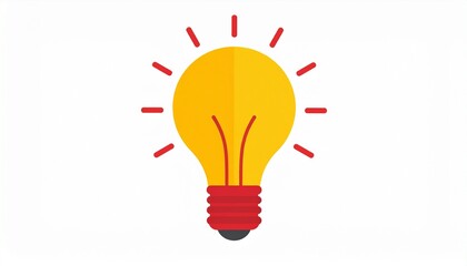 light bulb. The light bulb symbolizes an idea, an idea, a concept.