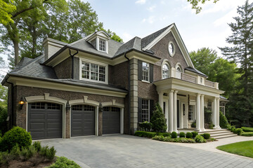 Stunning Modern Farmhouse Exterior Elegant White Board and Batten Home