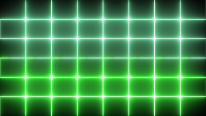 Neon design square animation background. Neon design square animation for greetings, nightclubs, Social Networks, Marketing, and event celebrations. Technology video material animation.