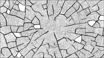 Vector grunge cracked texture cracked pattern for abstract background. abstract grunge urban for overlay effect. Cracked texture.