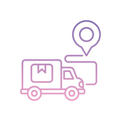 Order Tracking Icon vector stock illustration