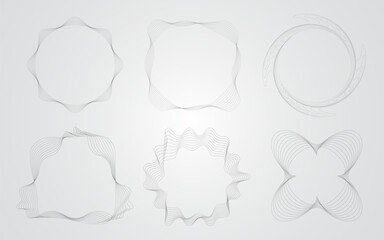 Modern Wavy Line Illustration for Graphic Design