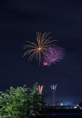 花火　たまがわ花火大会　東京