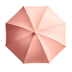 Elegant Compact Beach Umbrella with a Refined Design Isolated on Transparent Background