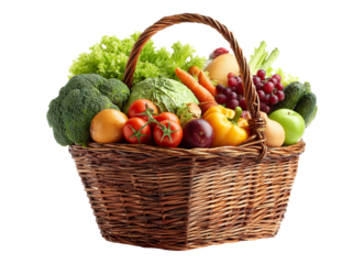 Basket filled grocery