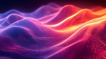 Obraz premium Colored light wave texture background