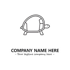 Turtle logo design vector illustration