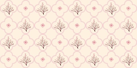 Seamless watercolour and unique floral pattern background for covers, notes, Soft backgrounds colour. Watercolour art work. Flower stalk. Colourful flower.