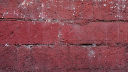 Old Red Brick Wall Weathered Stone Texture Rough Surface Vintage Background Rustic Photography