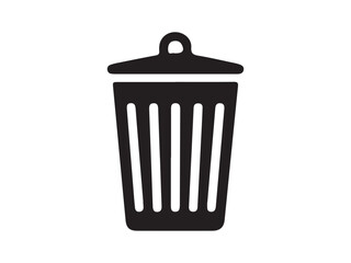 Recycling Bin Icon with Recycle Symbol, Representing Waste Management