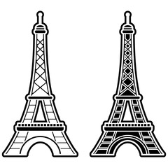 Obraz premium Iron Tower Illustration.