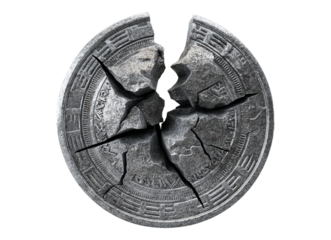 broken coin 3d