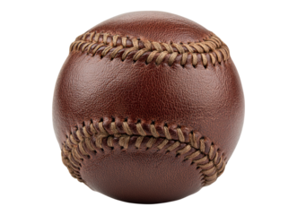 Brown Leather Baseball
