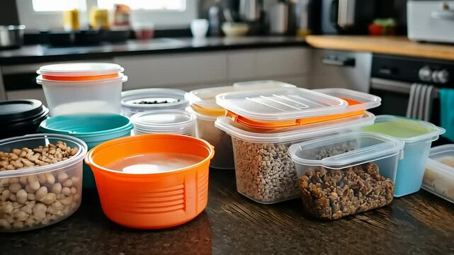Organized Kitchen: Food Storage Containers