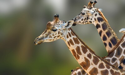 Close-Up of a Nubian Giraffe