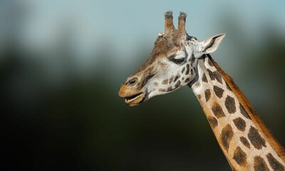 Close-Up of a Nubian Giraffe