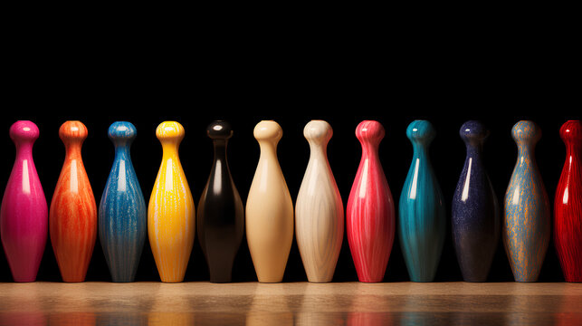 1990s Bowling Pins Screen Background 1