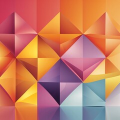 Fototapeta premium multi Color Blend Trendy Low Poly BG Design 