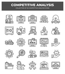 Competitive Analysis Icons: A Visual Guide to Business Strategy