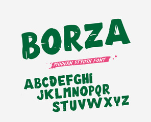 Original retro alphabet, creative characters set. vintage stylish typography