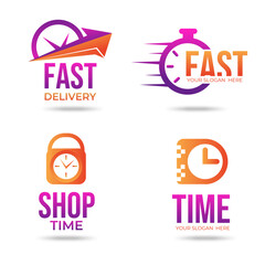 Fast Delivery Logo, Express Shipping Logo, Quick Courier Logo, Speedy Delivery Icon, Rapid Parcel Logo, Same Day Delivery Logo, Fast Logistics Logo, Instant Delivery Logo, Quick Dispatch Logo, Efficie