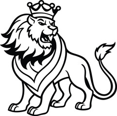 Lion head line art, lion head silhouette, lion clip art