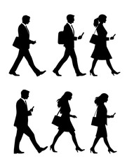 Obraz premium Business people walking