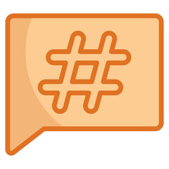 Obraz premium Hashtag Icon