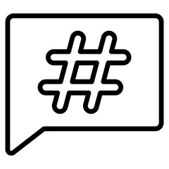 Hashtag Icon