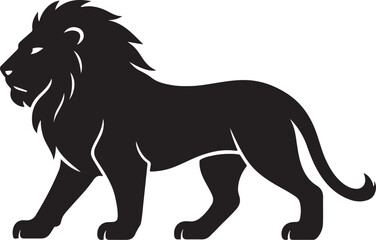 a lion vector