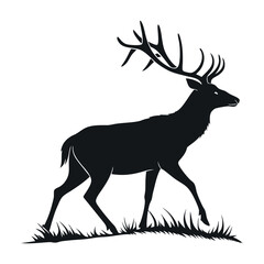 deer silhouette vector