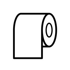 toilet paper roll – vector icon