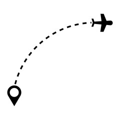 Airplane Travel Route