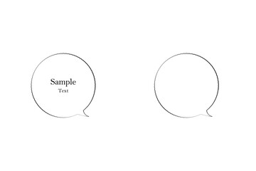 Speech Bubble, Blank Text Box, Communication Icon

