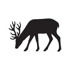 deer silhouette vector