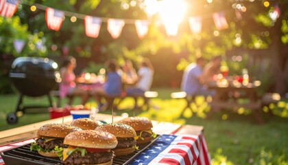 Summer barbecue celebration backyard food photography bright garden family gathering fun moments