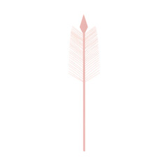 Minimalistic Arrow with Precise Linework in Powder Isolated on Transparent Background